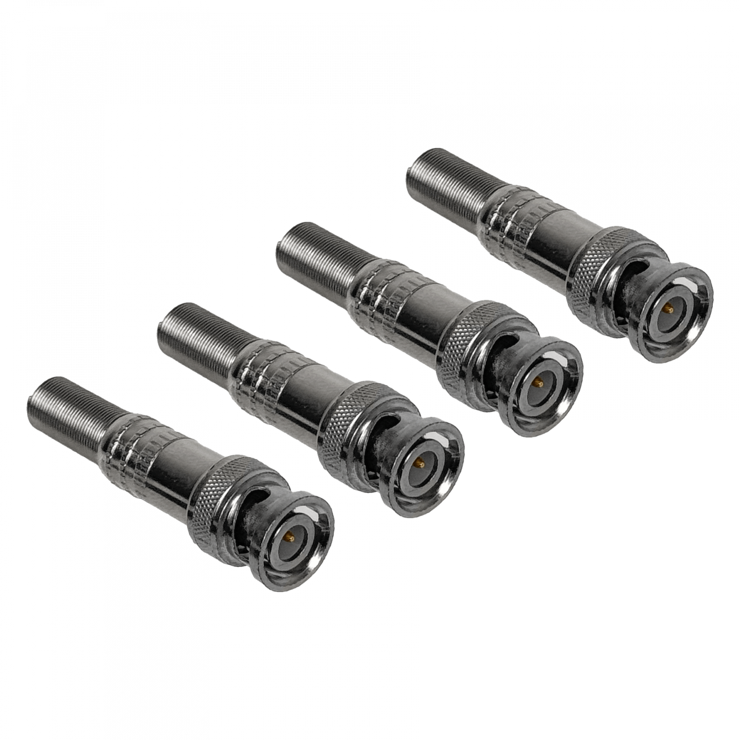 BM-S59 4-unidades Conector BNC-Macho RG59 Sin-Soldadura para Cable RG-59 Crimpeable