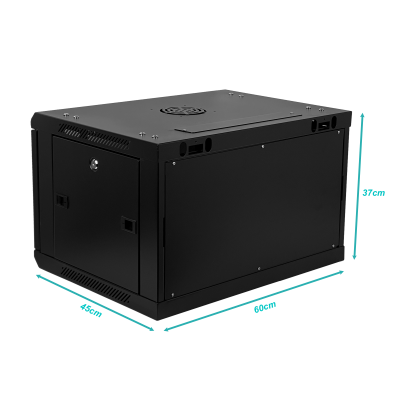 RK06-4LD LINKMADE Desarmado 6U 45CM-Fondo Rack de Pared Muro