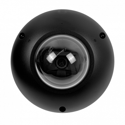 UVC-G6-DOME-B UI Negro Cámara Domo Inteligente 8MP Visión Nocturna 1-100 IK10 IP66 Ángulo 110º Alcance IR 30m Micrófono integrado-Requiere PoE