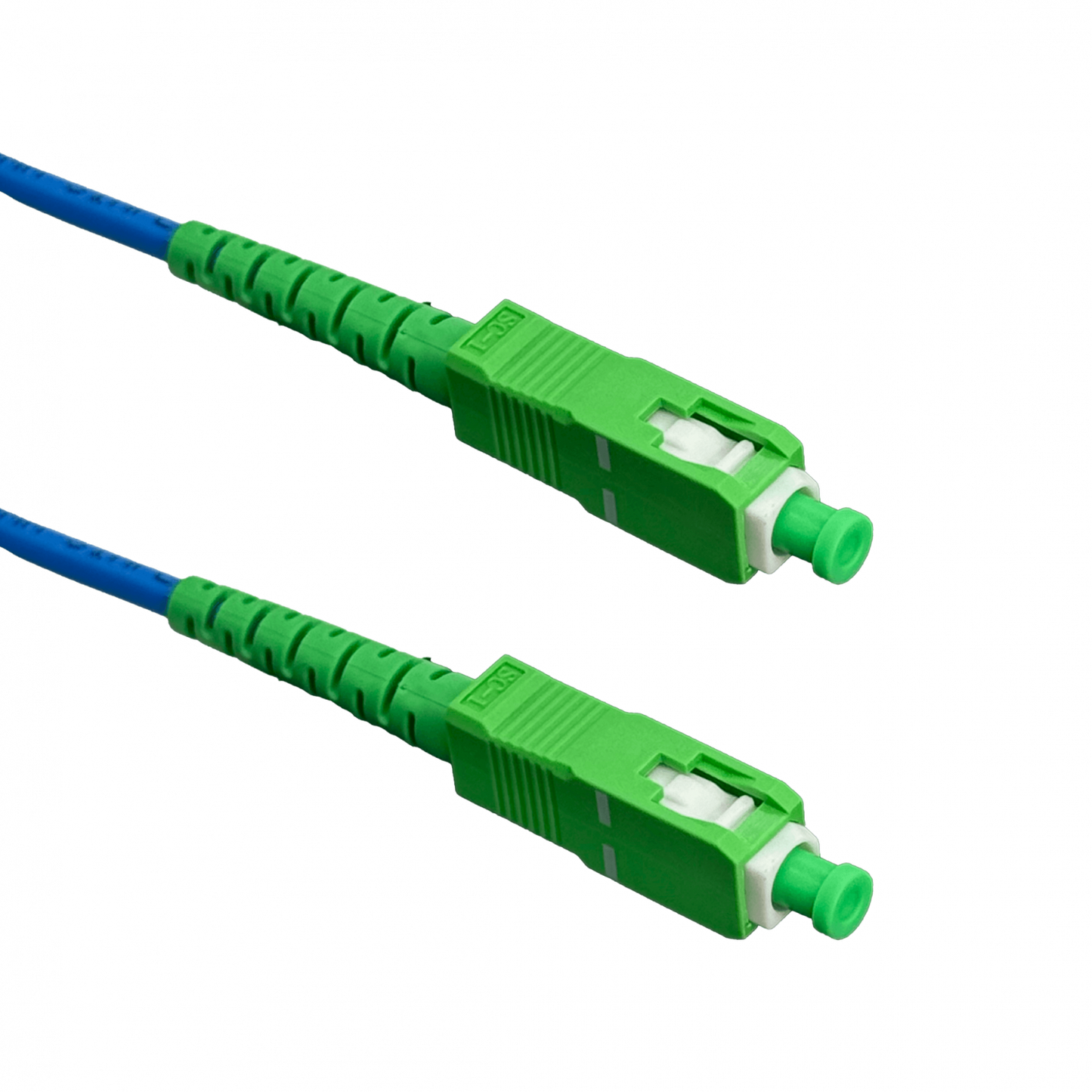 JBSAA2 Jumper de fibra óptica simplex monomodo blindado LSZH de 2 metros con conectores SC/APC a SC/APC de 3.0 mm de diámetro y núcleo de 9/125 µm