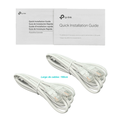 TL-WPA4220KIT TP-LINK Kit Powerline AV600 compuesto por adaptador WPA4220-WiFi-N300/puerto 2-100 y extensor PA4010-300MBPS/puerto 1-100