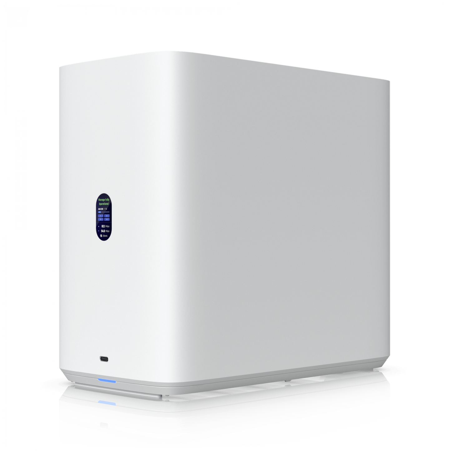 UNAS-4-W UI Blanco Almacenamiento-red 4xHD-RAID 2-Ranuras-M.2 1-Puerto-2.5G-PoE USB-C-5Gbps UniFi Drive