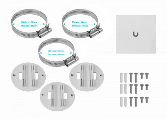 UVC-G5-BULLET-3 UBIQUITI 3 unidades Tipo Proyectil 84x45º 1-100 1512p IK04 IPX4 Cámara Infrarroja Micrófono req-PoEaf