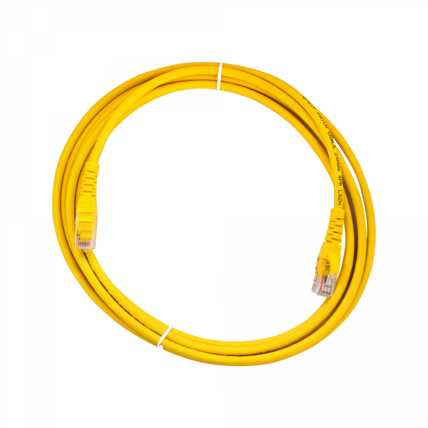 CP6M-30L LINKMADE Latiguillo de red multifilar CAT6 3 metros color amarillo LSZH inyectado