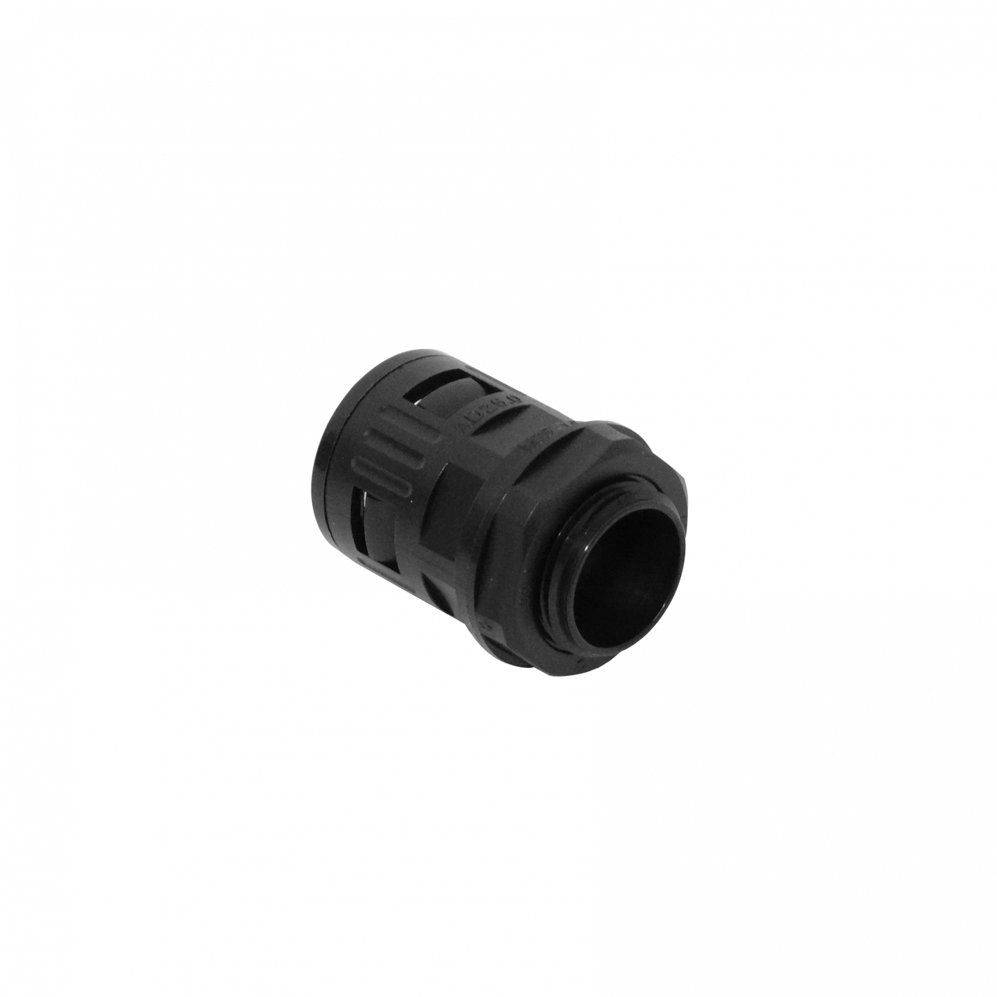 FLEP25-SA 25mm Salida Prensaestopas para Tubería Flexible Plástica Negra