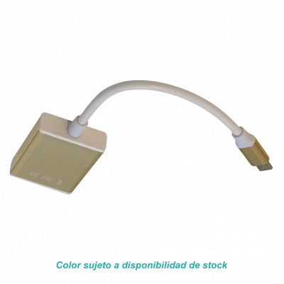 USBC-HDMI Adaptador USB-C Macho a HDMI Hembra v1.4 1080p Cable Convertidor 12cm solo-PC