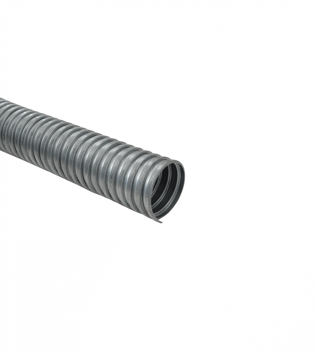 FLEXE63 Conducto metálico flexible de 63mm Bobina de 20 metros Diámetros exterior/interior 63/57mm