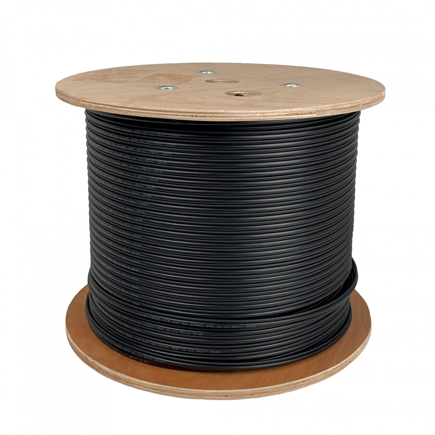 CBPL-FN3 LINKMADE 300mt F/UTP Negro Intemperie C/Mensajero Cat5E Unifilar Distancia-15m