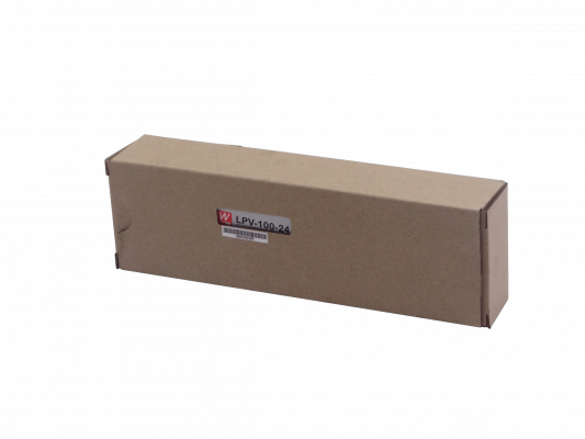 LPV-100-24 MEANWELL 24V 100,8W 4,2A 100-240VAC Fuente de Alimentación Plástica IP67 Sellada