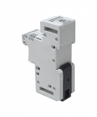 FUSE-B12 1x125A 22x58mm 690V Base p/Fusible Cilindrico en Riel Din RT18-125AM