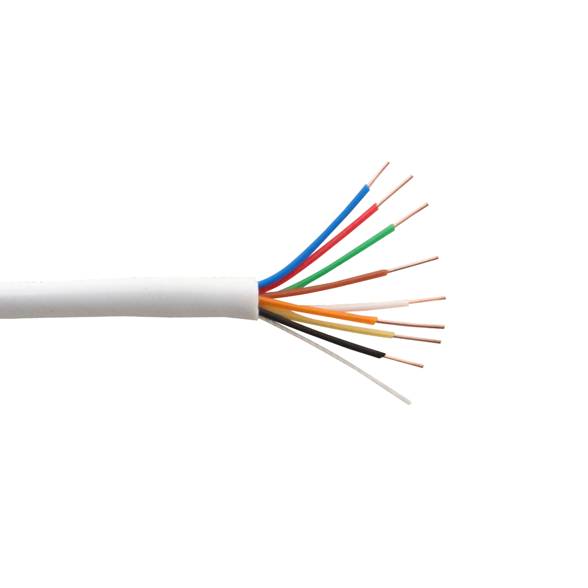 J100-8 100mt 8C Alambre 24AWG Telefonico 4-Pares Redondo Aleacion CCA 8x0,5mm