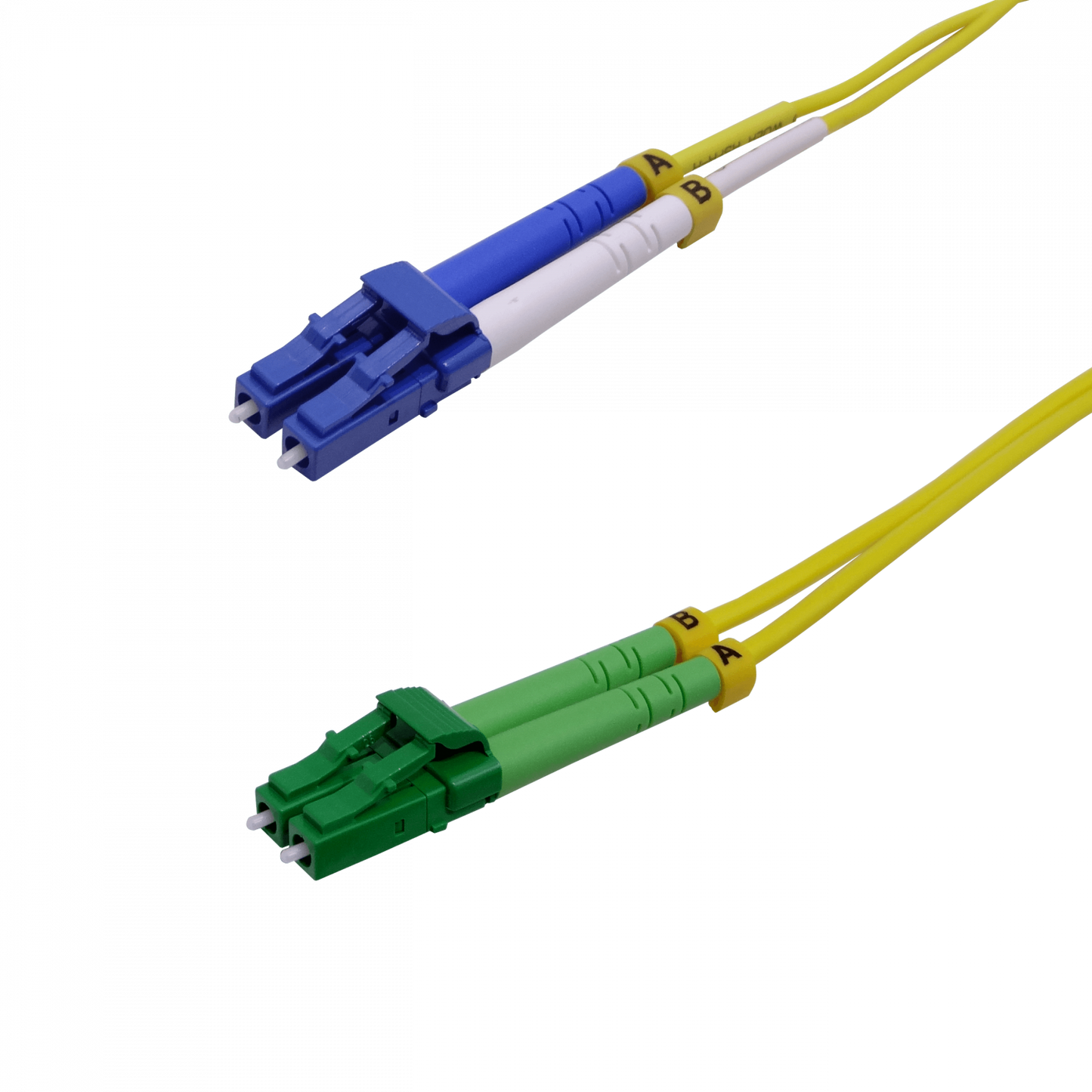 JFSBL5 5 Metros Monomodo SM LC/UPC a LC/APC Latiguillo Dúplex de Fibra Óptica 3,0 mm 9/125