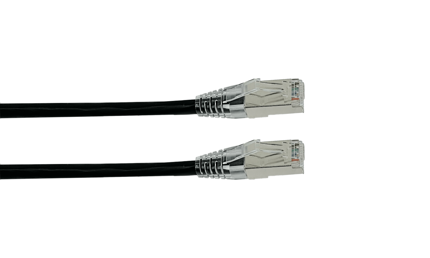 CPX6-01 LINKMADE Prolongador 1mt Cat6 SF/UTP Negro Cable Intemperie Flexible
