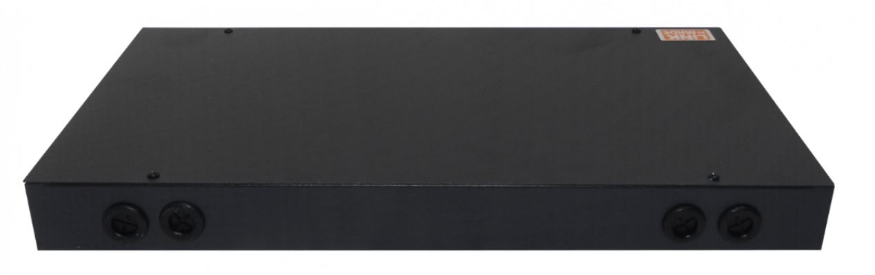 CFR12TF-LIQ LINKMADE Reacondicionado sin Aletas, Panel Fijo de 12 Tomas ST-FC, Unidad de Rack 1U, Requiere Acopladores Redondos