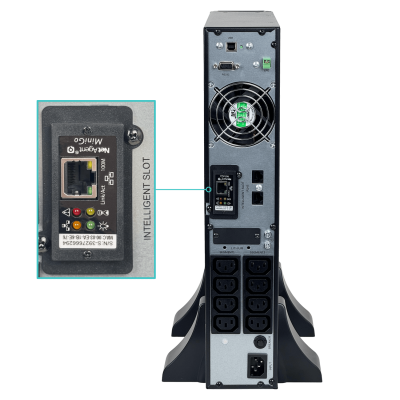 LITIO-1 ENERSAFE Litio 1000W 1KVA 0/4ms DB9 USB Precisa-SNMP En Linea 2U-Rack/Torre