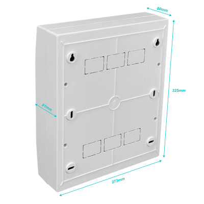 CADIN-24S LEXO Tablero Sobreponer LSZH 24 Modulos Riel Din IP41 IK08 5399124