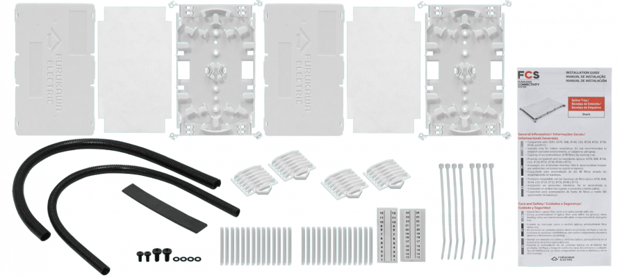 CFR-24F FURUKAWA Conjunto 24-fibras Cassette Empalme para DIO B48 35260424 TeraLan