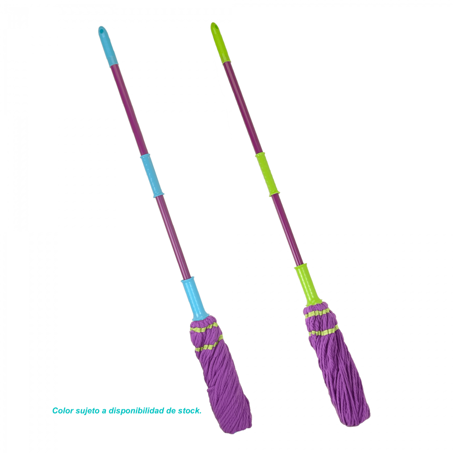 MOPA-T Trapeador Plano de Microfibra de Secado Veloz Mango Ajustable 85 a 119cm de Longitud