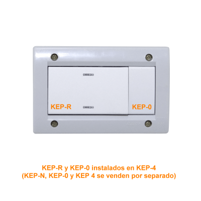 KEP-R KALOP Blanco Teclon 3pines 9/24 Conmutador 16A 250V requiere/KEP-A KT40126
