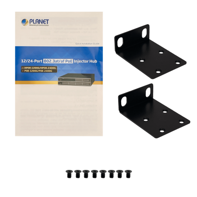 POE-1200G PLANET GIGABIT HUB-POE 12-INYECTORES-1000 ADMIN 190W 802.3AF