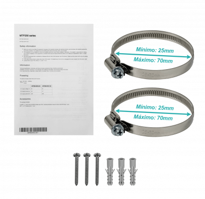 MTP250-26 MIKROTIK Fuente de Alimentación Exterior IP67 de 26V y 250W para NetPower MTP250-26V94-OD