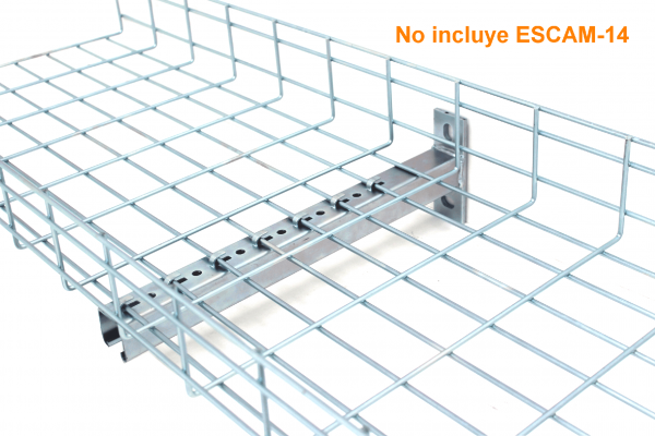ESCAM-14W LINKCHIP Soporte 437x133mm Pared 43cm BaseStrut para Escalerilla ESCAM-14