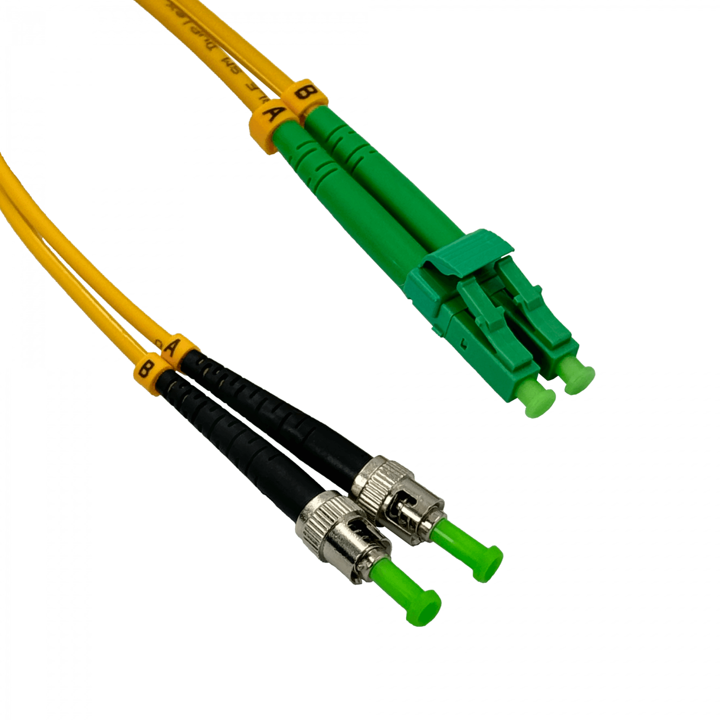 JFSBU1 1 metro LC/APC-ST/APC Monomodo SM Dúplex Latiguillo Fibra Óptica 9/125um 3mm