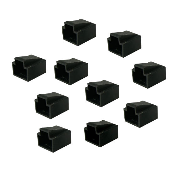 RJ45-PP/BK LINKMADE 10-unids Tapa Protector para Conector Macho RJ45