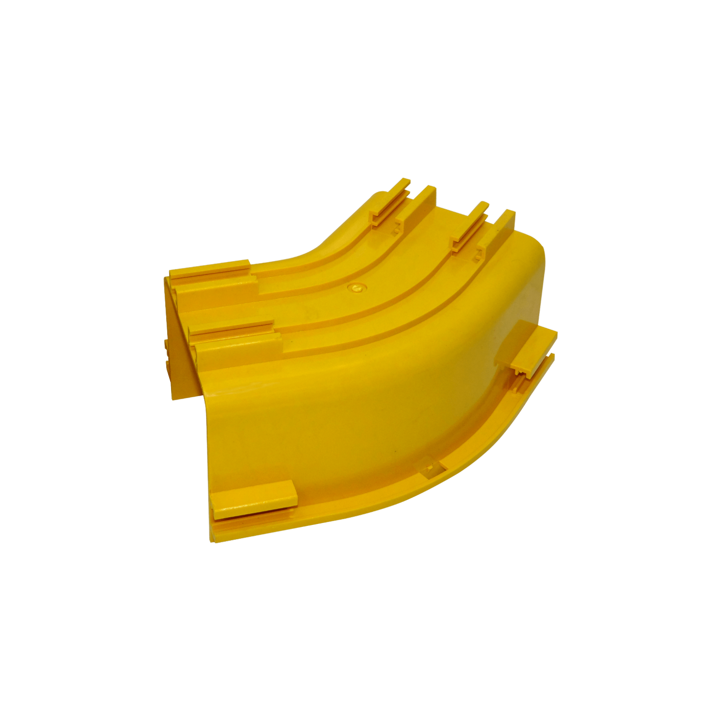 CCA-120-AQ 120x100mm Escuadra 45º Plana Amarilla PC+ABS LSZH Conector Macho