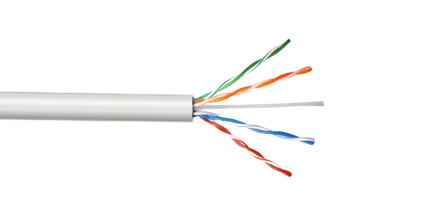 CBU-UG3H. ENLACE 100-C UTP MONOFILAR 4-PARES CCA ALEACIÓN CAJA 300 METROS SIM-CAT5E GRIS