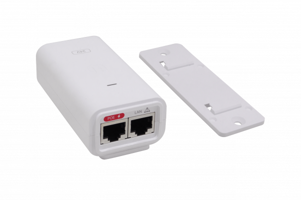 POE-24-12W-G UBIQUITI Inyector PoE Gigabit de 24VDC y 12W, corriente de 0,5A, con protección ESD, necesita cable categoría 5