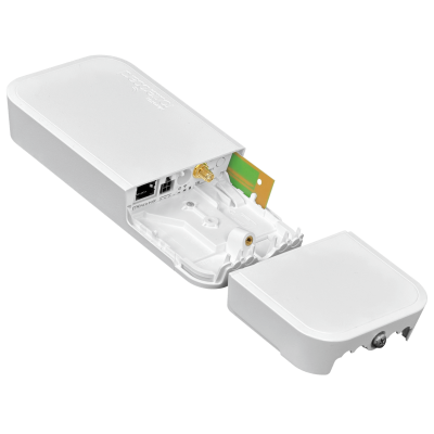 WAP-LR8 MIKROTIK Punto de Acceso LoRaWAN 863-870MHz, 1 Ranura SIM, Conector u.FL Externo, WiFi 2.4GHz 22dBm, Antena 2x2 2dBi, RouterOS Nivel 4