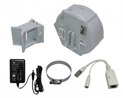 RBSXTG-5HPACD-SA MIKROTIK Radio de Exterior 5GHz-AC Ganancia 13dBi Apertura 90º Potencia 1300mW Puerto 1-1000 1-USB Configuración 2x2 Nivel 4 Serie SXT-SA5-ac