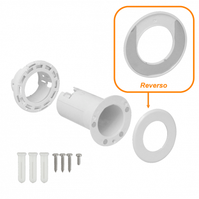 FLEXHD-CM UBIQUITI Conjunto de Instalación para Montar U6-MESH UAP-FLEXHD Exterior 54mm Incluye Tapa Imantada