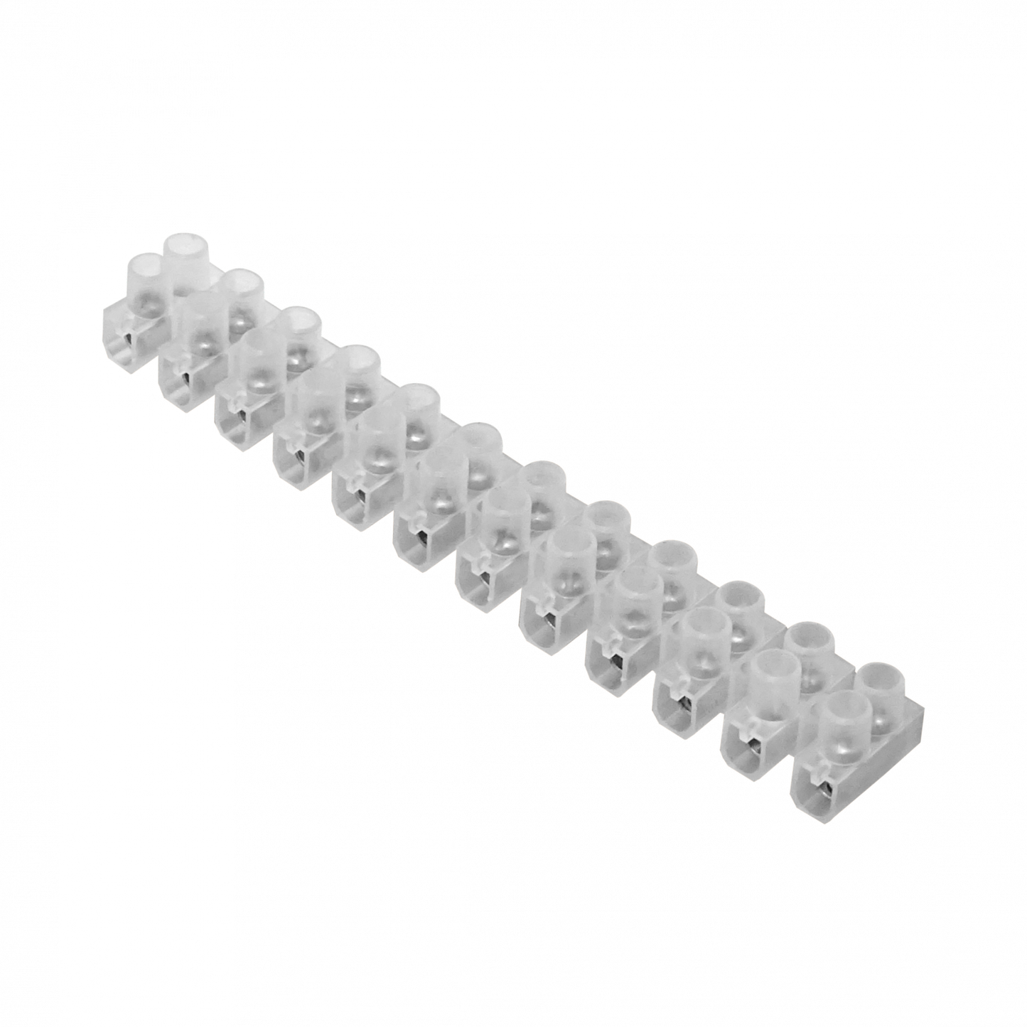 REGLETA-6A 6-Ampere 1mm2 12-Pares Regleta-Tornillos 380V-Max 6A-Max 105x15x12mm
