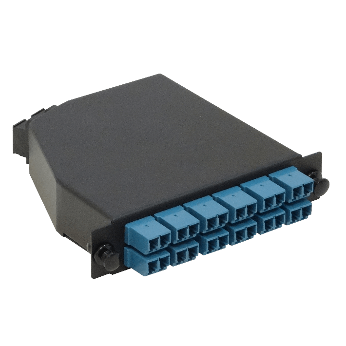 CALCSM SM 24-LC 2-MPO/M Cassette para/1U-3P 130mm Fibra Pre-Conectorizada