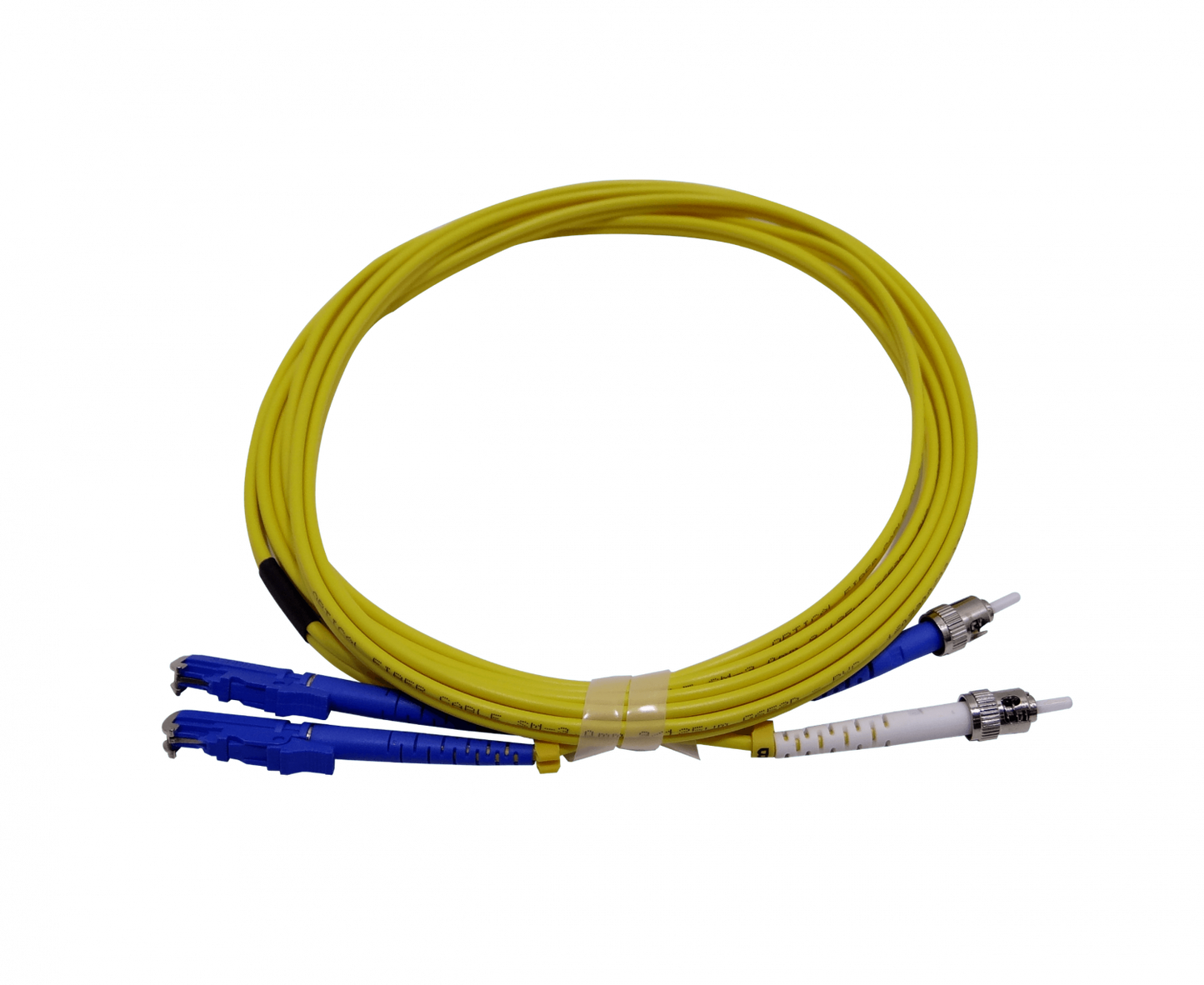 JFSET3 3mt E2000/UPC-ST/UPC Monomodo SM Dúplex Cable de Fibra Óptica 3.0mm 9/125