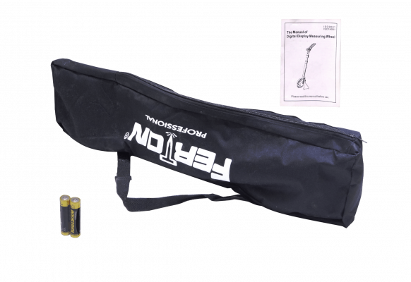 ODOMETRO-PRO Cuentametros 9999mt Digital incluye-2xAAA Rueda-158mm Atril-Plegable incluye/Estuche
