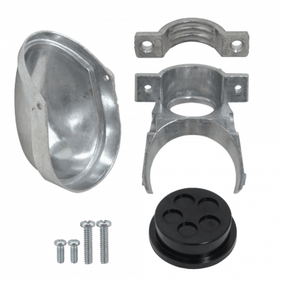 EMT32-CAP Cubierta Terminal para Conduit EMT de 32mm (Rango 30-35mm) con 5 Orificios para Cableado