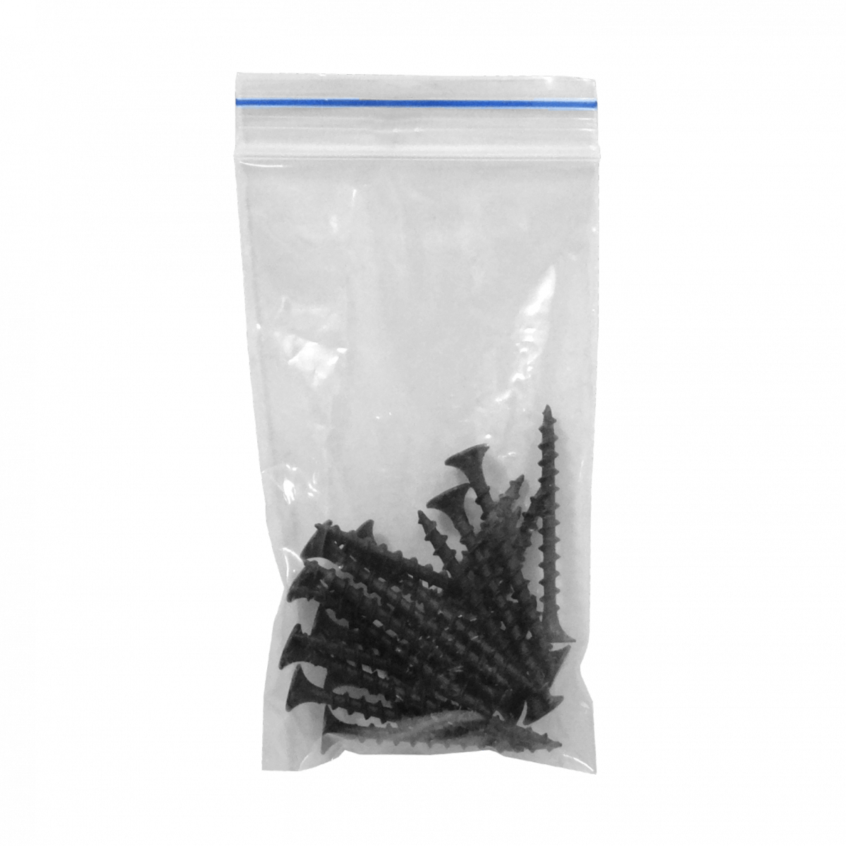 PN6-15. 20u. 6 x 1 1/2 Largo-39mm Negro Volcanita Cruz Tornillo Punta 1,5p