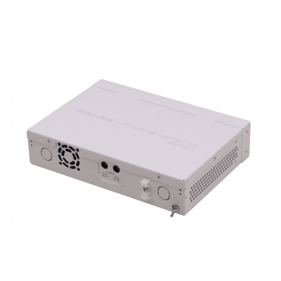 CRS112-8P-4S-IN-LIQ. REFURBISHED MIKROTIK Necesita-Cable 67W 8-1000-PoE24V 4-SFP L5 Puerto serie incluido-28V Dual