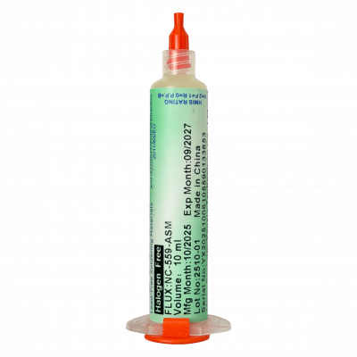 SOLDER-FLUX Pasta Flux en Jeringa 10ml para Estañar y Soldar NC-559-ASM