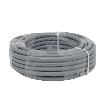 FLEXU-25 Rollo de 30 Metros de Tubería Conduit Metálica Semi-Flexible Recubierta de PVC de 25mm (3/4 de Pulgada)