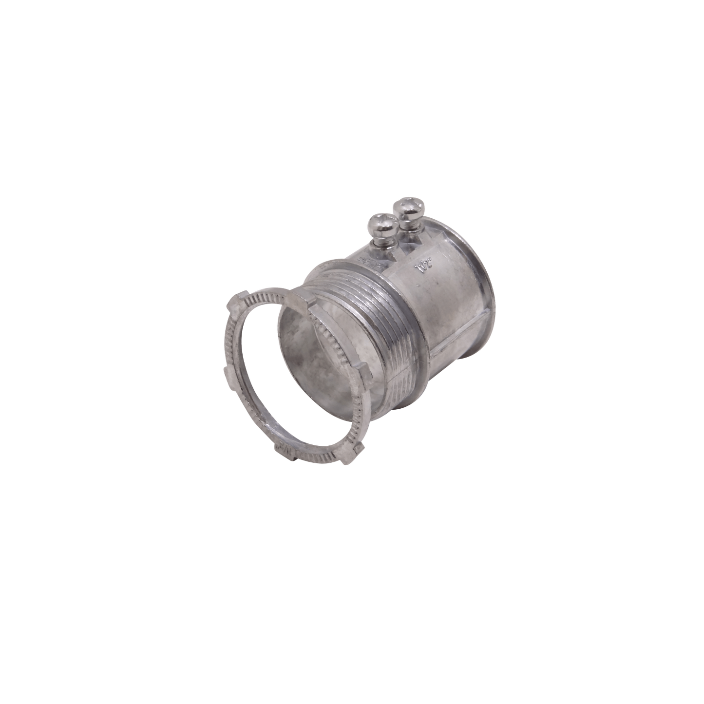 EMT15-SA Conector de Salida de Caja de 1-1/2 Pulgadas en Zinc con Rosca para Tubería Metálica Rígida E337830