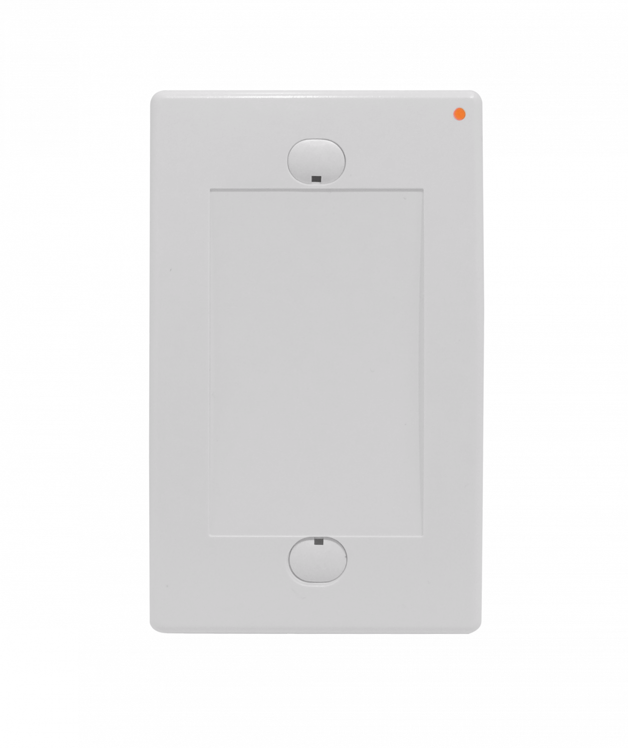 FP0WL. Placa frontal ciega LINKMADE, color blanco, dimensiones 70x114 mm