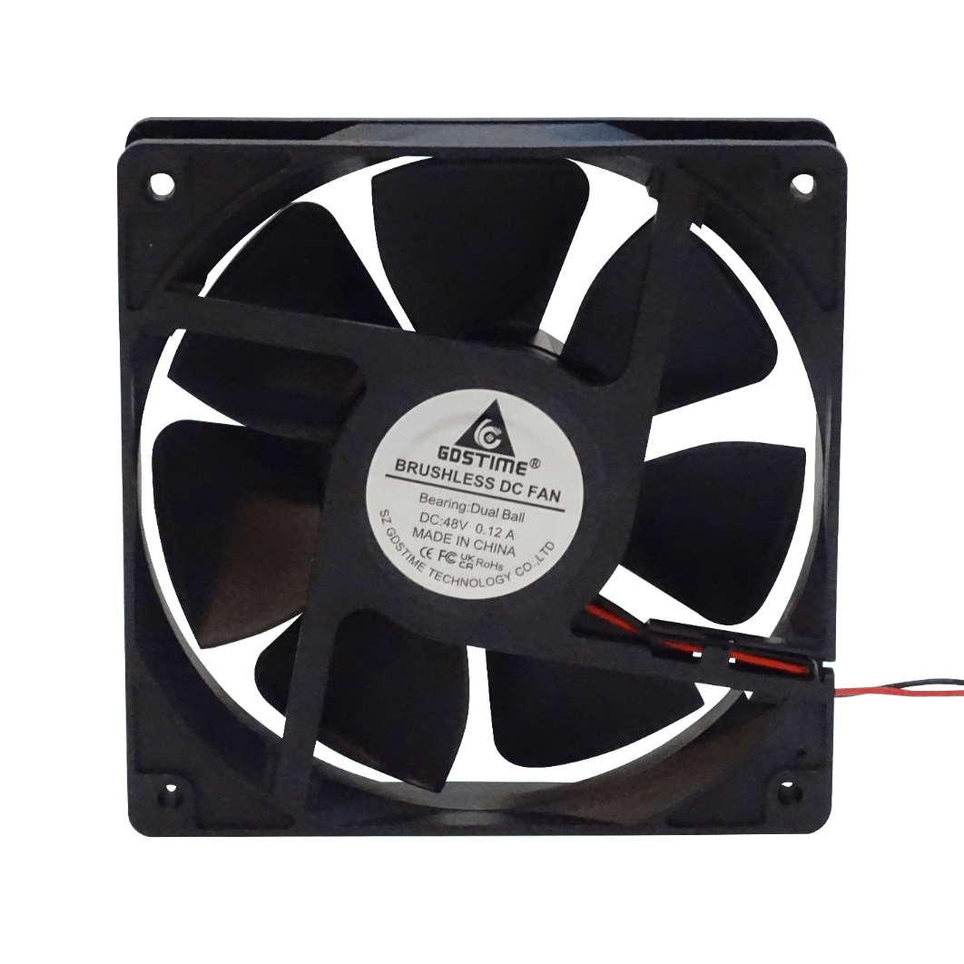 VENT-48 Ventilador 120x120x25mm 48VCC 0,12A 3500RPM Cojinete de Turbina GDA12025