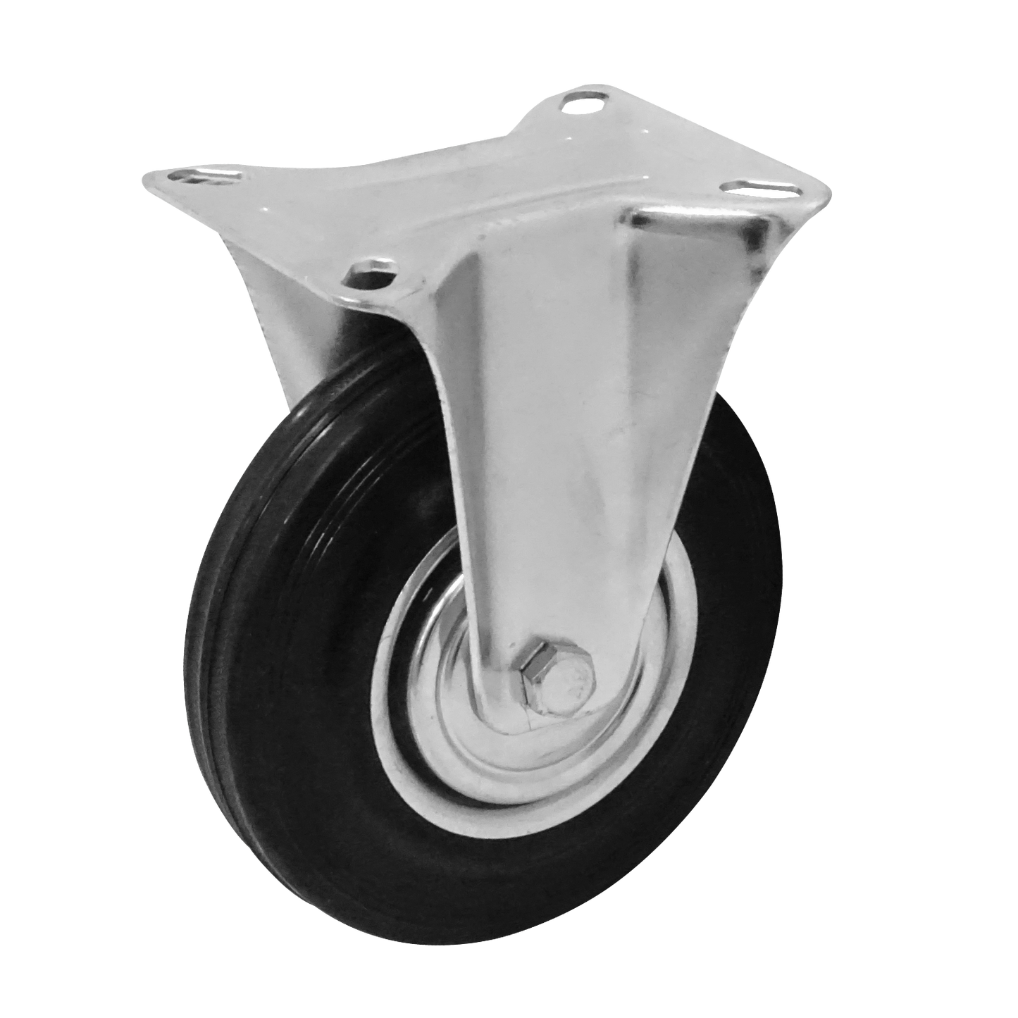 RUEDA-5 Rueda 5-pulgadas Fija Negra Soporta-125Kg 85x100x155mm