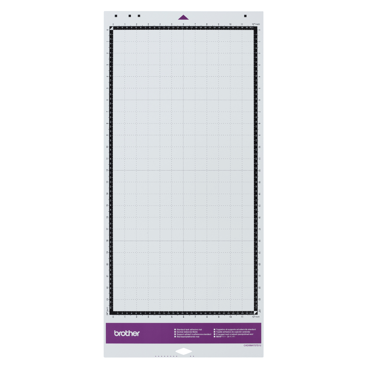 CADXMATSTD24 BROTHER Alfombrilla de Corte Estándar 305 x 610 mm Base Adhesiva para Plotter de Corte ScanNCut DX