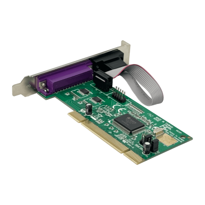 PCI2S1P Tarjeta PCI CH353L con 2 Puertos Serie/DB9-Macho/RS232 y 1 Puerto Paralelo/DB25-Hembra