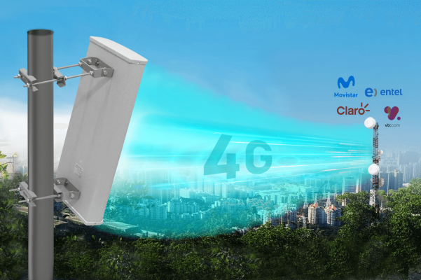 SECTOR-LTE 806-960/698-2700MHz 2G 3G 4G 9-13dBi 60-100º 1-N-Hembra Antena Sectorial